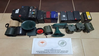 Antalyada av denetiminde 9 ses cihazı ele geçirildi