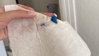 BİMden aldığı yufkadan erimiş plastik çıktı