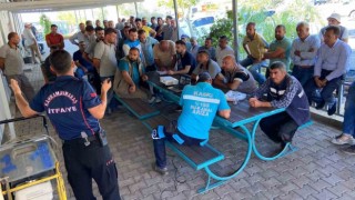 Büyükşehir itfaiyesi, eğitim ve tatbikatlarını sürdürüyor