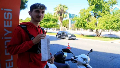 Denetime takılan motokurye: 10 günde 3 ceza yedim