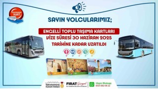 Engelli toplu taşıma kartlarının vizesi uzatıldı