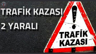 Erzinde trafik kazası: 2 yaralı