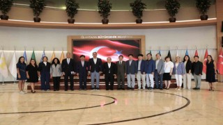 Güney Kore heyeti Antalya Büyükşehir Belediyesinde