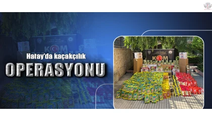 İskenderun’da 130 bin kaçak makaron ele geçirildi