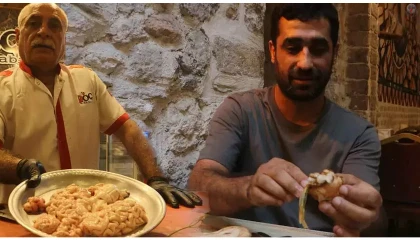 Hatay'da eşsiz lezzet ‘Beyin tava’ damaklarda tat bırakıyor