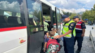 Jandarmadan okul servislerine denetim