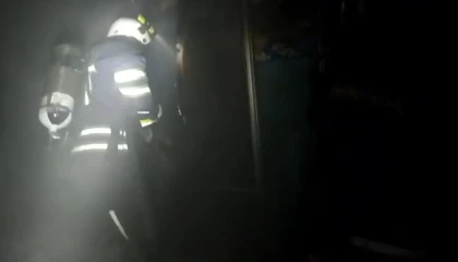 Kahramanmaraşta ikamet yangını