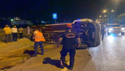 Kahramanmaraşta servis aracı kaza yaptı: 9 yaralı