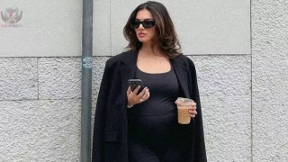 Karnı burnunda pozlar