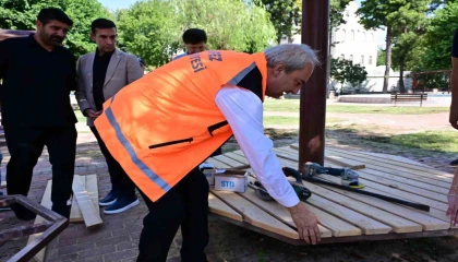 Mahalle sakinleri istedi, Şehit Ahmet Belen Parkı yenilendi