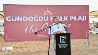 Manavgat Belediyesi Gündoğdu Halk Plajı açıldı
