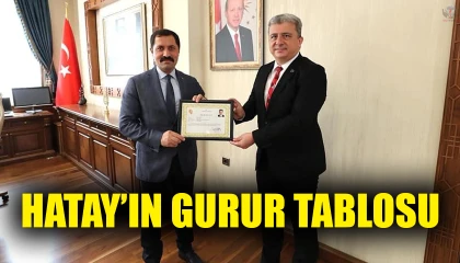 ÖRGÜT HATAY’IN GURUR TABLOSUNU PAYLAŞTI