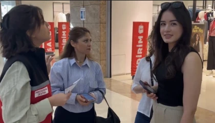 Osmaniyede işitme engelliler için sosyal deney yapıldı