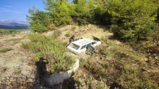 Otomobil şarampole yuvarlandı, sürücü yaşamını yitirdi