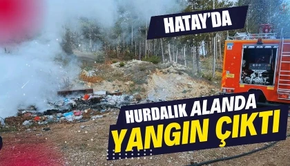 Payasta hurdalık alanda çıkan yangın söndürüldü