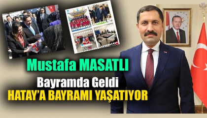 SAYIN VALİMİZ BAYRAMDA GELDİ, HATAY’A BAYRAMI YAŞATIYOR