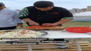 Sopayla öldürülen gencin depremzedelere yemek yaptığı görüntüler ortaya çıktı