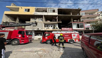 Tarsusta kitapçıda yangın