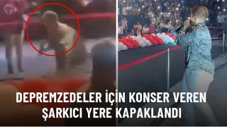 Ünlü şarkıcı konser esnasında sahneden düştü: O anlar kamerada