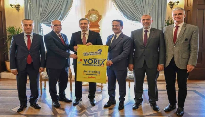 Vali Şahin ve Başkan Böceke YÖREX daveti