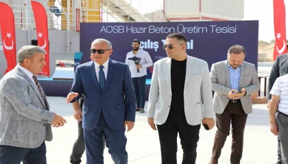 Adana OSBde İkinci Beton Santrali Hizmete Girdi