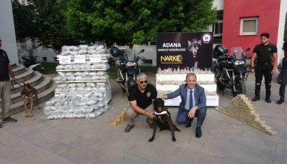 Adanada 105 kilo 800 gram eroin ve 92 kilo skunk ele geçirildi