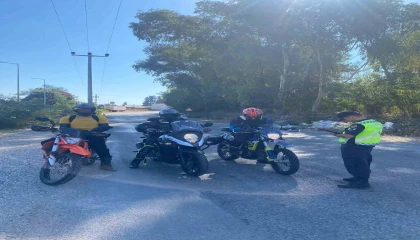 Antalyada kurallara uymayan motosiklet sürücülerine ceza yağdı