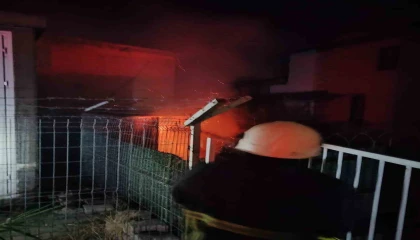 Arsuzda elektrik trafosu alevlere teslim oldu