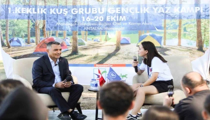 Başkan Kara yaz kampında gençlerle buluştu