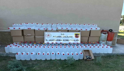 Bin 475 litre kaçak alkol ele geçirildi