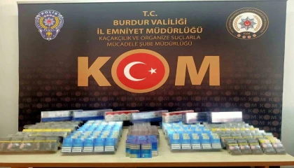 Burdurda kaçak sigara ve tütün operasyonu