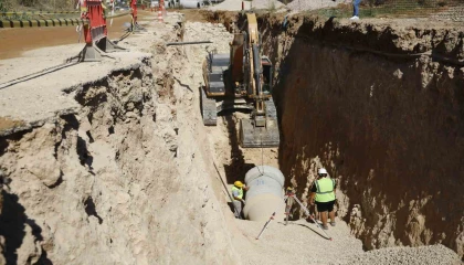 Büyükşehirden Aksuda 185 milyonluk altyapı çalışması