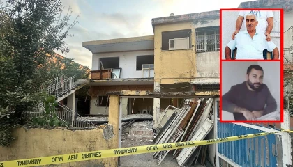 Çöken balkonun altında can veren baba ve oğlu son yolculuğuna uğurlandı