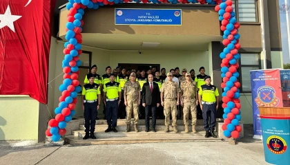 Dörtyolda otoyol Jandarma komutanlığı açıldı