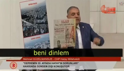 GÜZELMANSUR: AKP HATAY’I ÜVEY EVLAT YAPTI