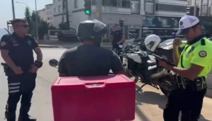 Kahramanmaraş polisinden motosiklet denetimi