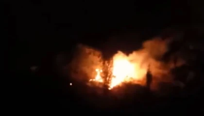 Kahramanmaraşta bahçe yangını