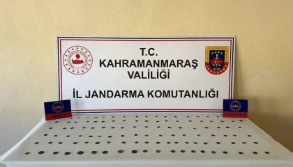 Kahramanmaraşta Roma dönemine ait tarihi eserler ele geçirildi