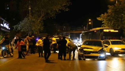 Kazayı burunları bile kanamadan atlattılar