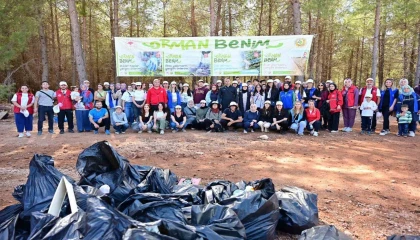 Kepezde el ele orman temizliği