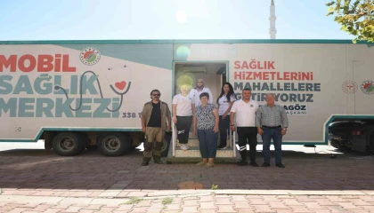 Kepezin Mobil Sağlık Tırı mahallelerde