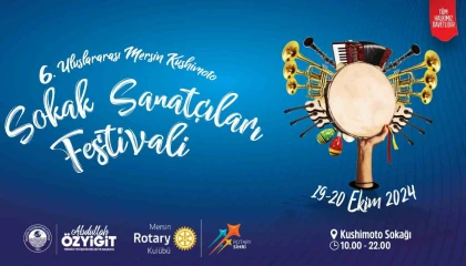 Mersin Kushimoto Sokak Sanatçıları Festivali ile renklenecek