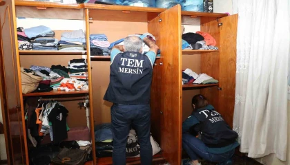 Mersinde terör örgütü PKK/KCK operasyonu: 14 gözaltı