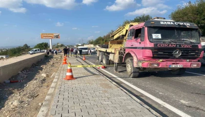 Osmaniyede vincin çarptığı işçi hayatını kaybetti