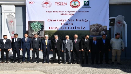 Osmaniyede yerfıstığı paneli düzenlendi
