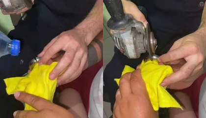 Parmağını musluk rozetine sıkıştıran çocuğun imdadına itfaiye yetişti