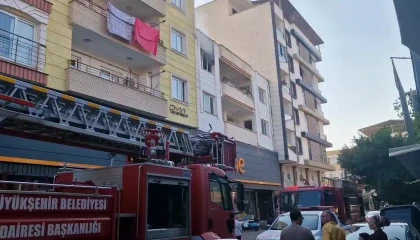 2 katlı evde çıkan yangın söndürüldü