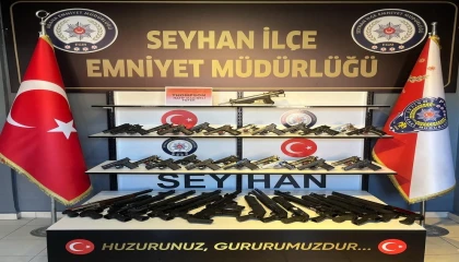 Adanada 75 silah ele geçirilirken 253 suçlu yakalandı