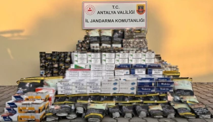 Antalyada bir işletmede 860 kilo tütün ele geçirildi