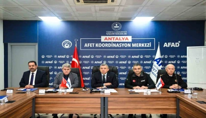 Antalyada İl Afet ve Acil Durum Koordinasyon Kurulu Toplantısı gerçekleştirildi